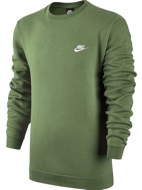 nike men's crewneck fleece sweatshirt